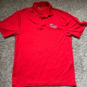 Nationwide Children’s Golf Under Armor Championship Red Polo Shirt